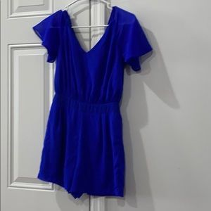 Royal blue romper